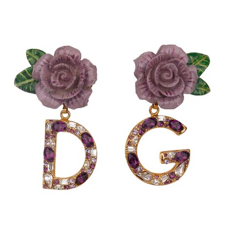 dolce gabbana ohrringe rose|Dolce and Gabbana.